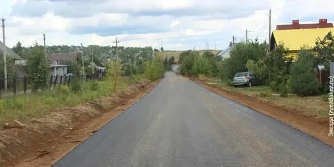 Ремонт дороги в деревне