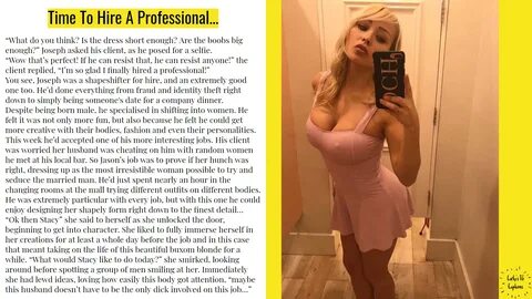 Shapeshifter TG Caption: Time To Hire A Professional. 