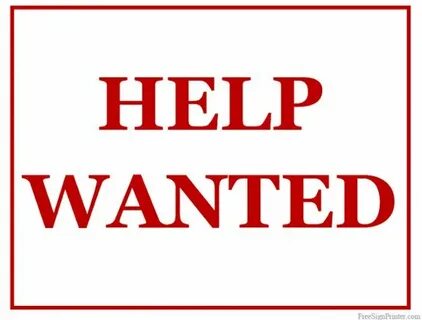 Help wanted