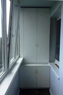 Встраиваемая шкаф на лоджии
