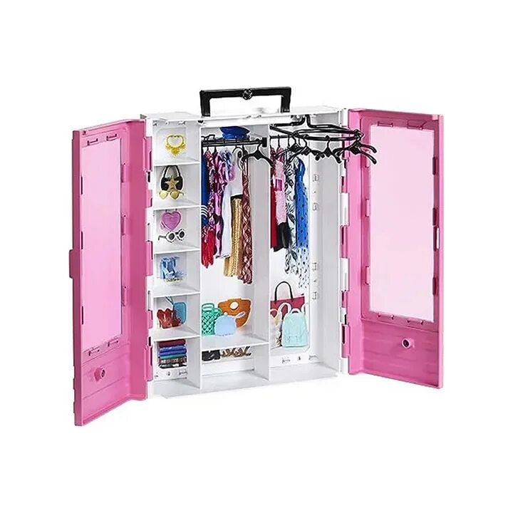Hdosipe Barbie шкаф. Шифоньер для Барби. Шкаф для Барби. Шкаф с нарядами для Барби.