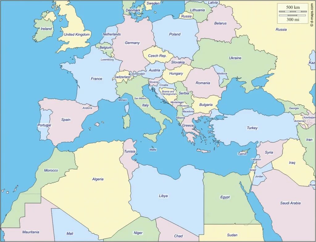 Средиземноморья европы