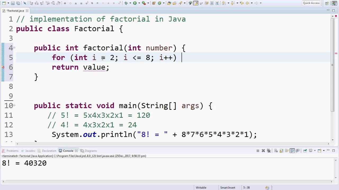 Факториал в java. Вычисление факториала в джава. Код факториала java. Формула факториала в java. Java передача