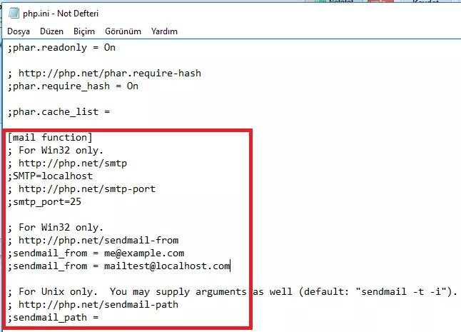 Sendmail path