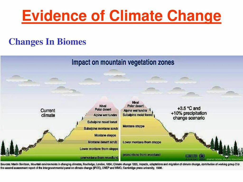 Mountain climate Zones. Climate change Impacts. Temperate climate. Vegetation Zone. Natural zones