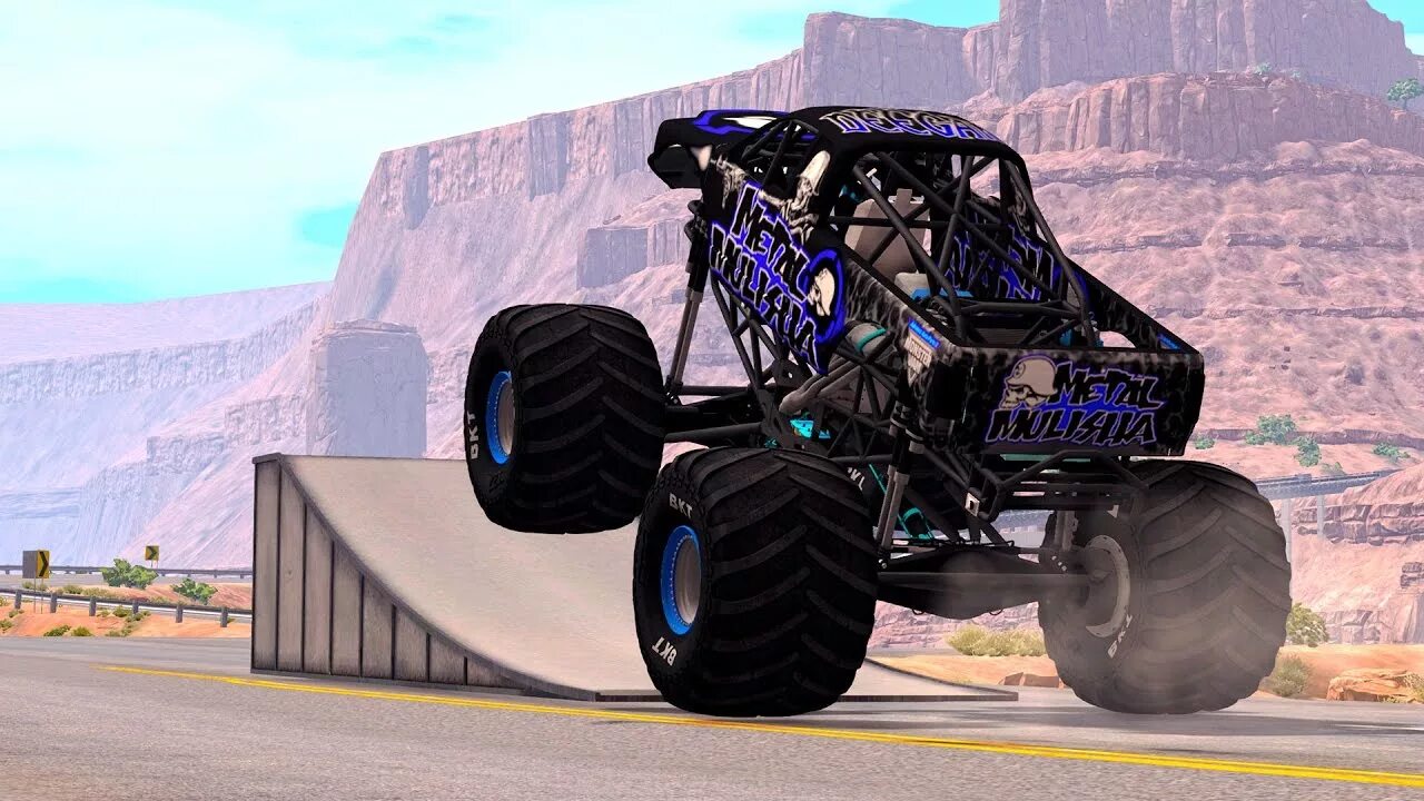 Automation beamng. Мультик про машины с большими колесами. скайлайн монстр трак. beamng drive jump.