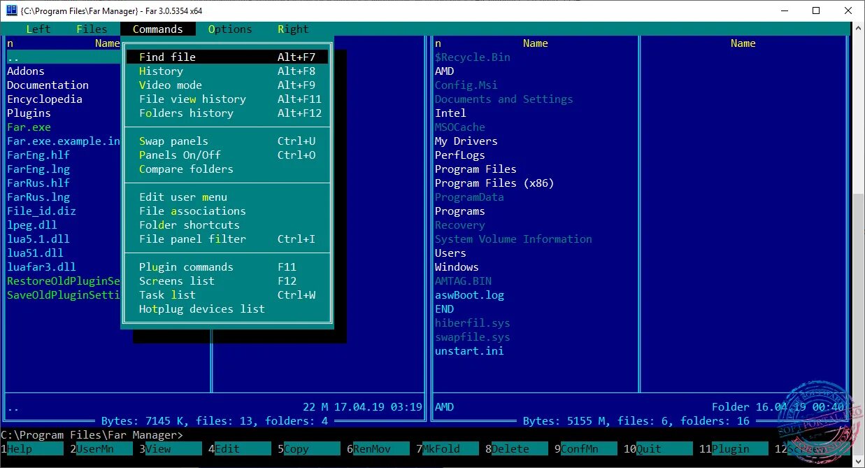 Фар файловый менеджер. Программная оболочка far manager. Интерфейс фар. Интерфейс фар. Интерфейс far manager.