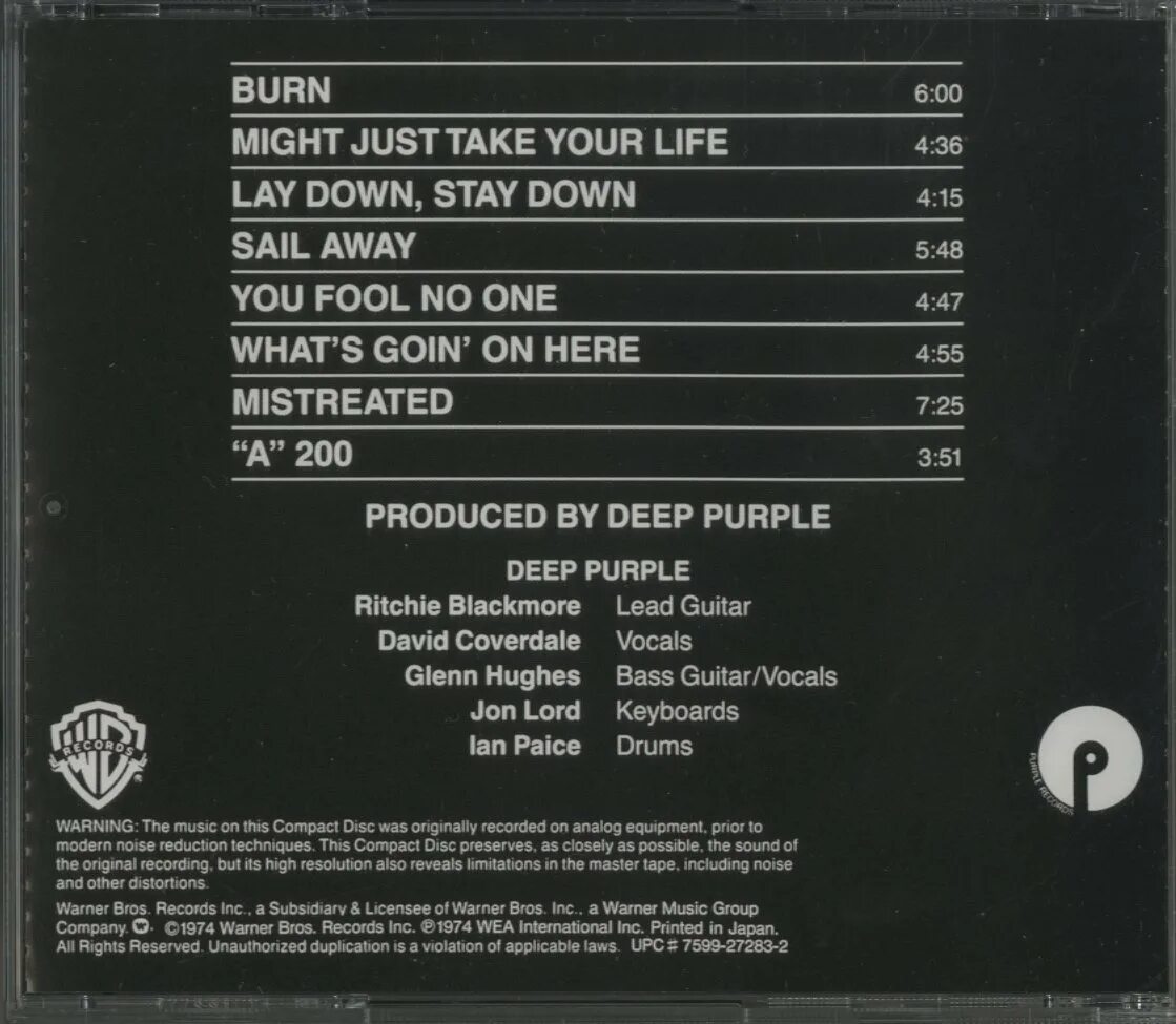 Deep purple burn песня. Deep purple burn 1974 cd. дип пёрпл бёрн 1974. deep purple &quot;burn, cd&quot;. пластинка deep purple burn 1974.