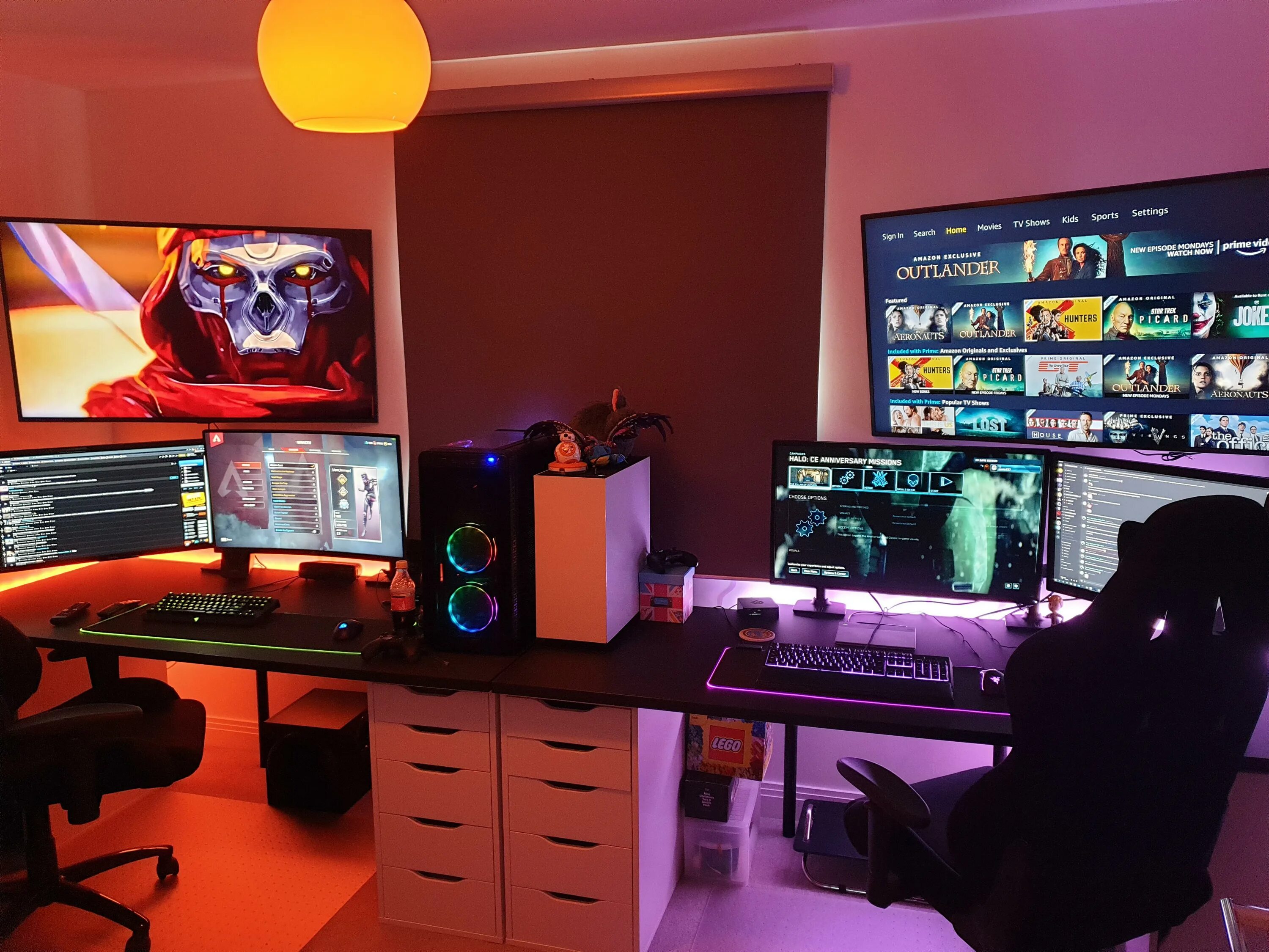 Were set up