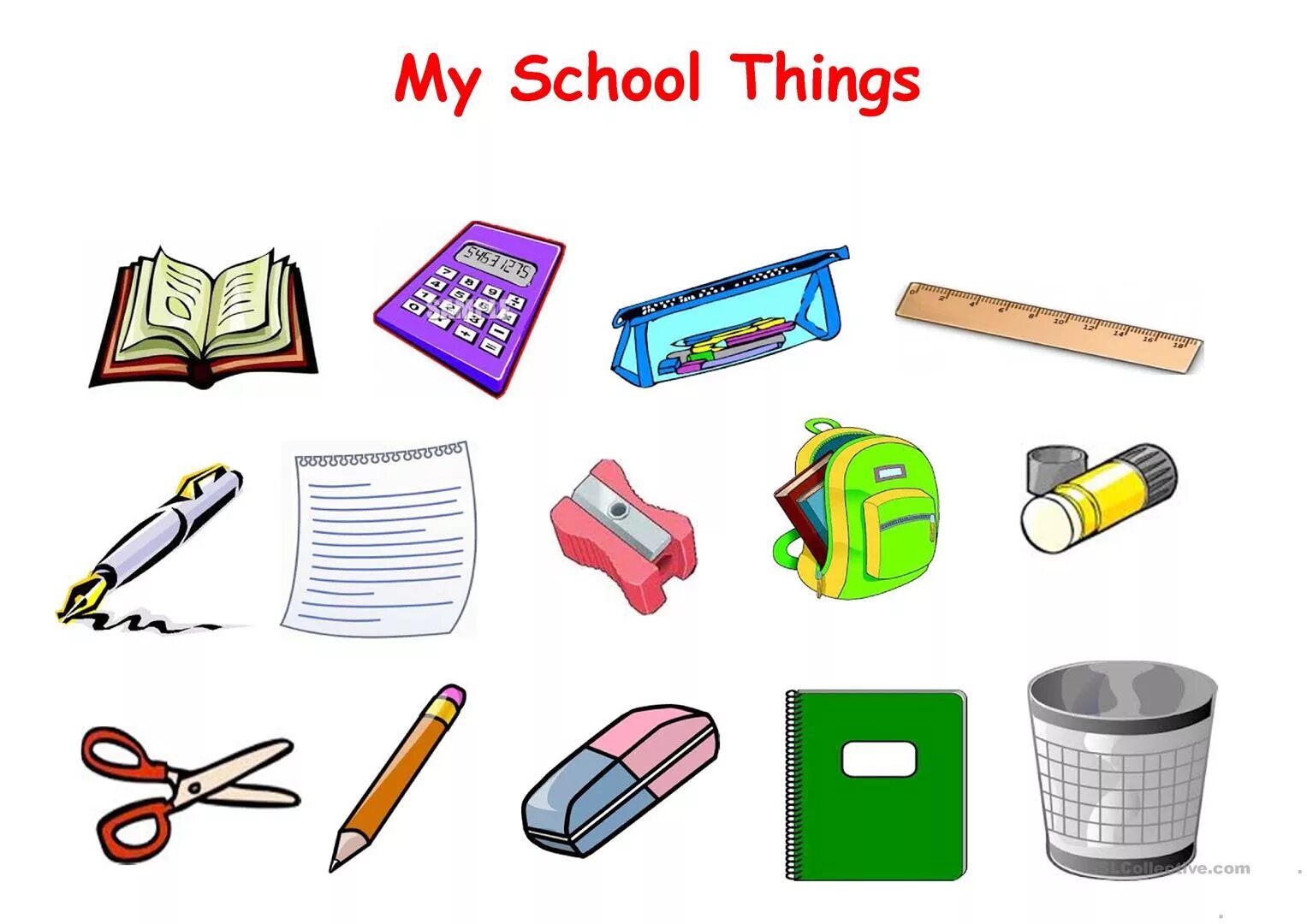 My school things