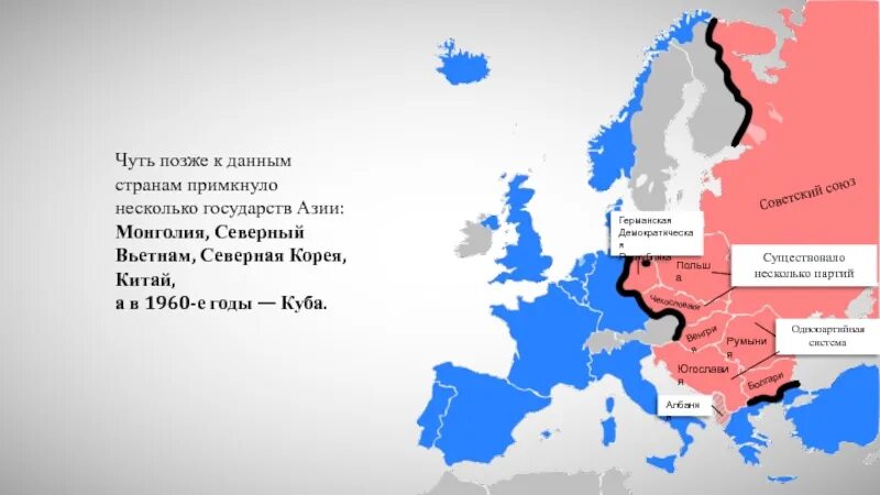 Раскол германии на фрг и гдр произошел. Коммунизм в Восточной Европе. СССР И социалистические страны Европы. Раскол Германии после второй мировой войны.