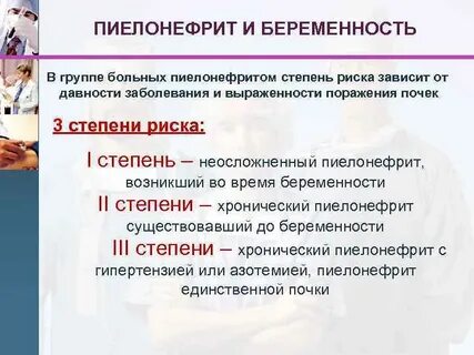 Пиелонефрит риски