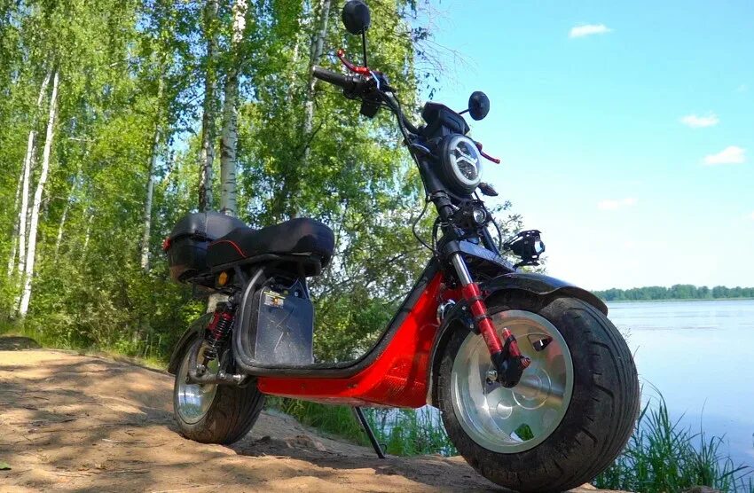 Мини электроскутер white siberia explorer pro. Скутер white siberia.