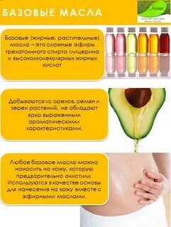 Свойства масел для кожи