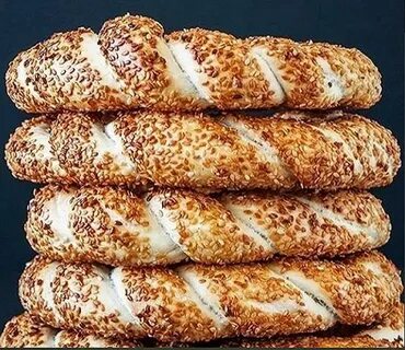 Турецкие симиты с кунжутом