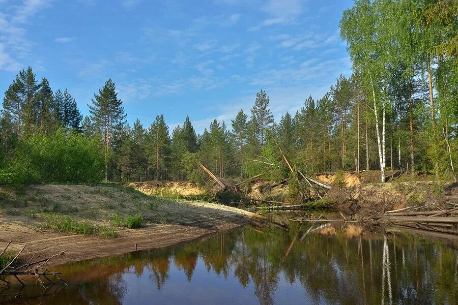 Река лух фото Река Лух протекает по Ивановской, Нижегородской и Владимирской областям. Самыми