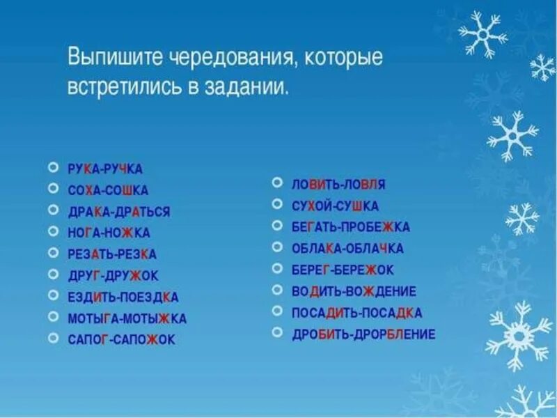 Чередование г ж. Чередование согласных таблица. Чередование слова снег. Чередование согласных звуков. Чередование слова снег.