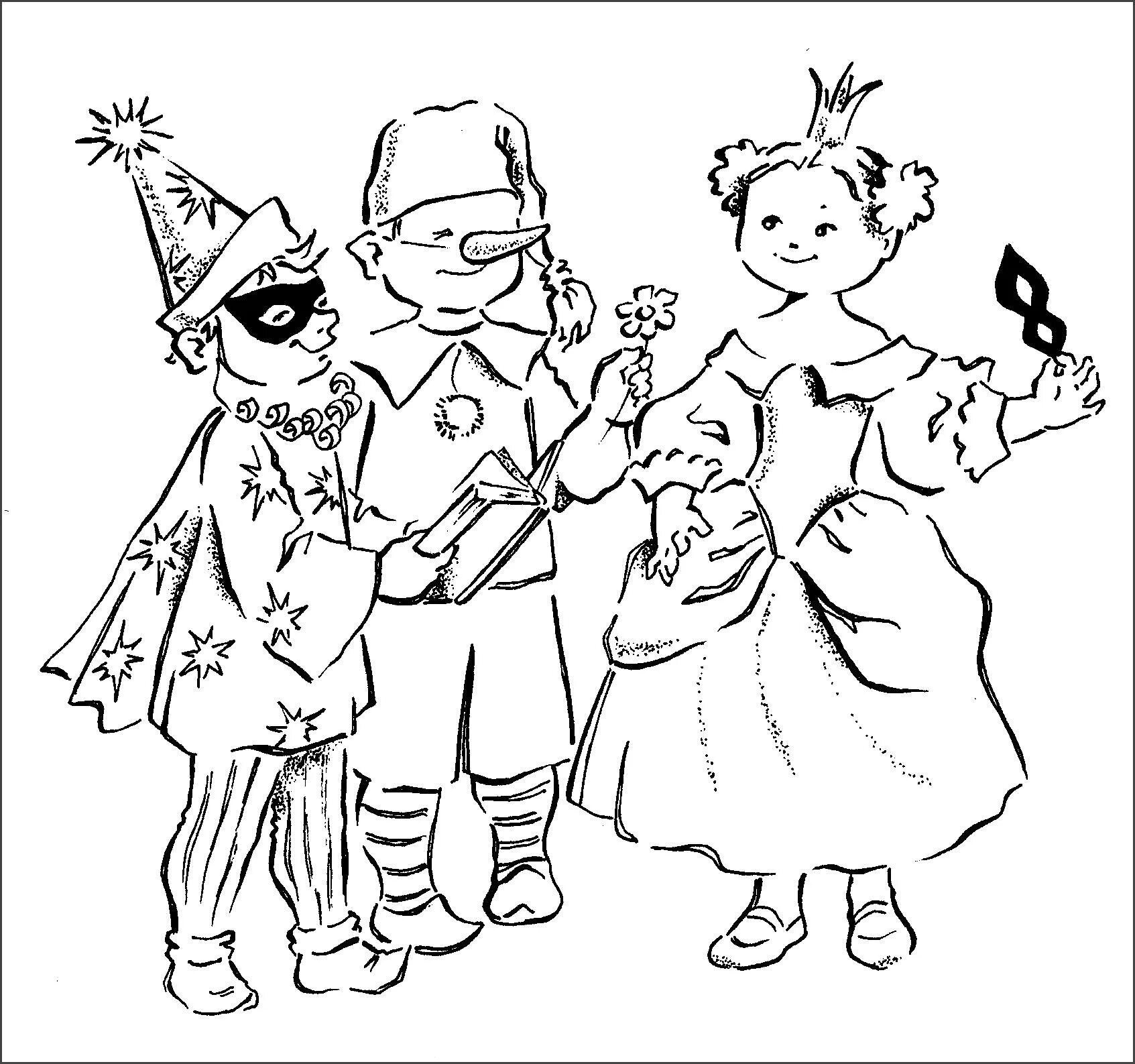 Раскраска новогодний маскарад. Рисунок на тему карнавал. Маскарад раскраска для детей. Школьный карнавал раскраска. Карнавальный рисунок 3 класс