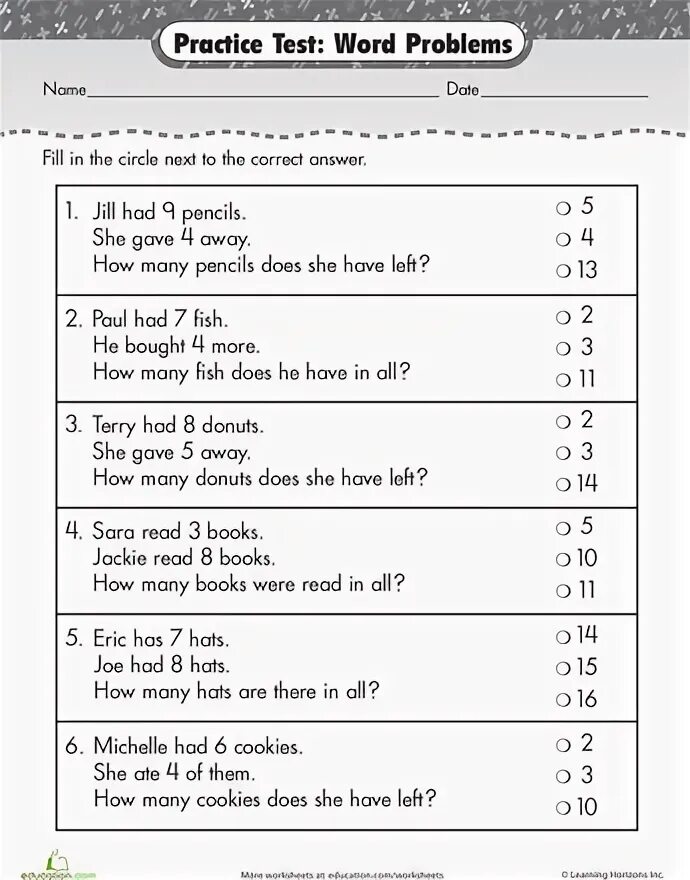 First words tests