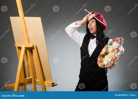Берет художник краски берет художник кисти