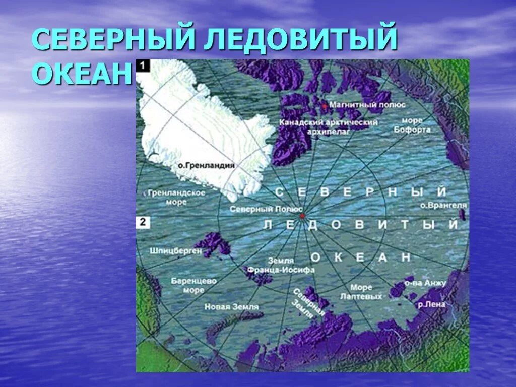 Протяженность Северного Ледовитого океана. Моря Северного Ледовитого океана. Северный Ледовитый океан на карте. Северно Ледовитый океан география. Северный океан протяженность