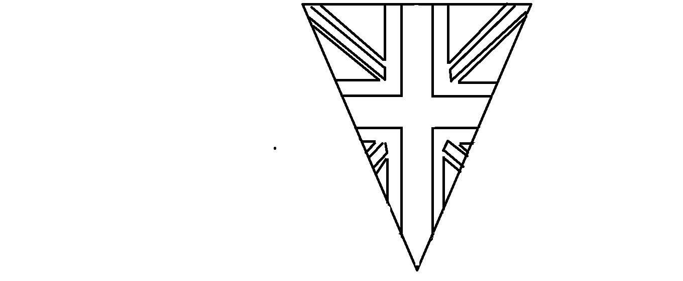 Флаг Юнион Джек раскраска. Флаг рисунок треугольник. Union Jack Bunting Templates. Triangle Cutout Printable.