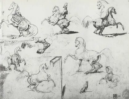 Géricault, Jean Louis Théodore: Pferdestudien 2 - Zeno.org