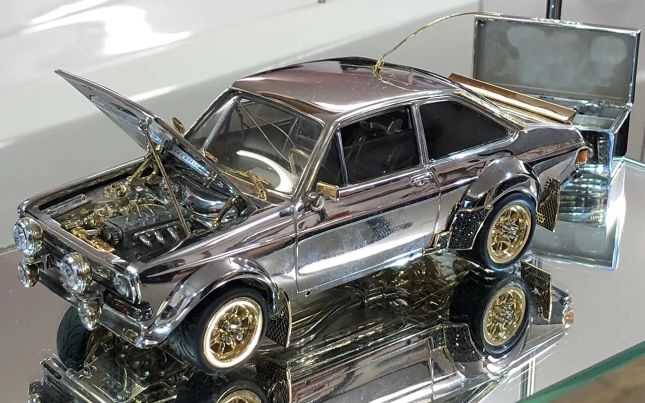 Ювелирные модельки машин. Ford Scale model. Очень дорогие Форд. Ford из золота.