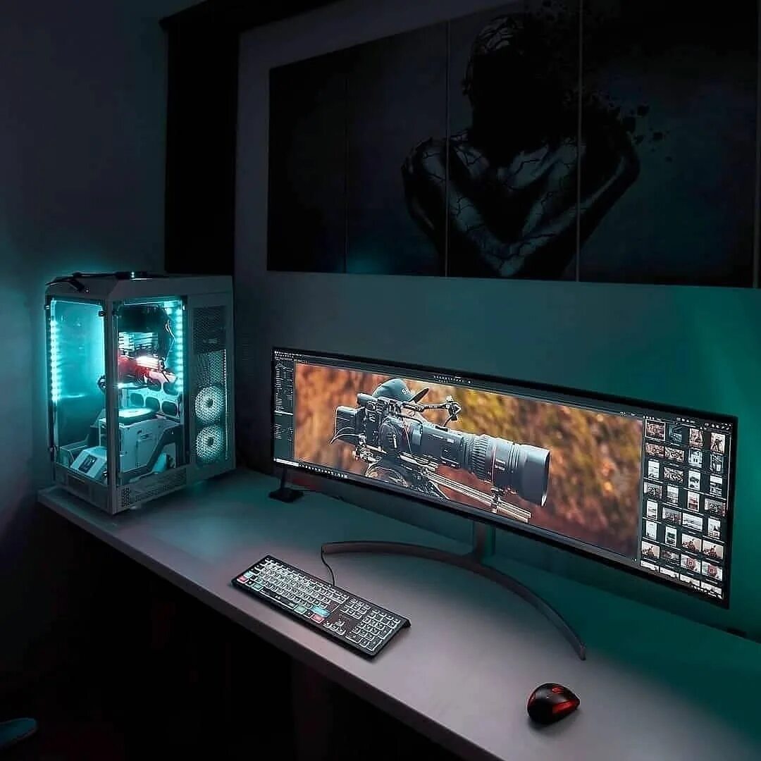 Хай компьютер. Камера на монитор геймерская. Gaming Setup. Gaming Setup minimalism. Сетапчик компутерный.