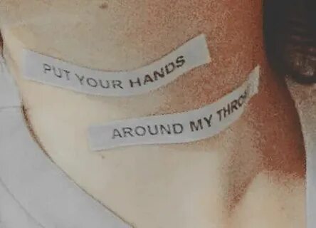 Hands around my throat