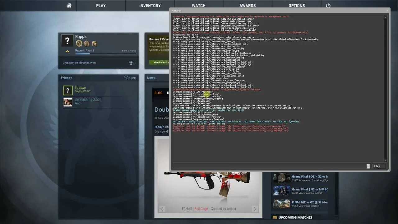 Почему не открывается консоль кс. Open Console CS go. Консоль cs07. Консоль КС-62. Много ошибок в консоли CS go.