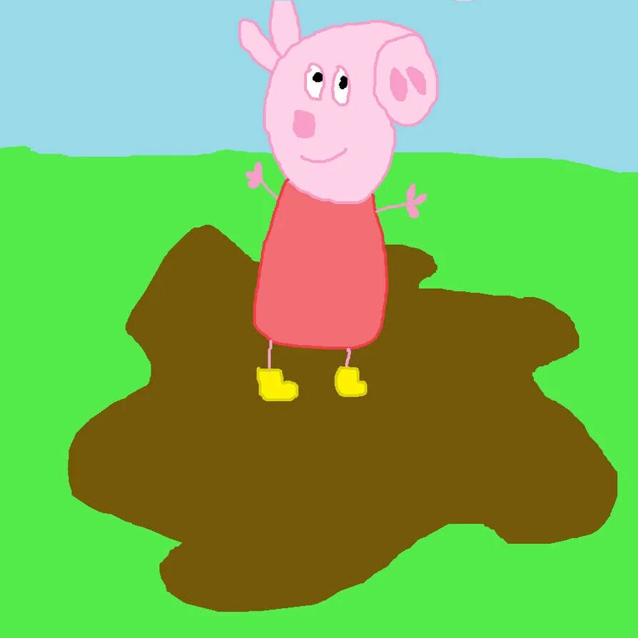 Пеппа лужа. Свинка Пеппа 18. Свинка Пеппа дом. Свинка Пеппа гиф. Peppa Pig в грязи свинки.