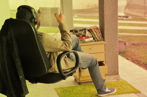Reading book music