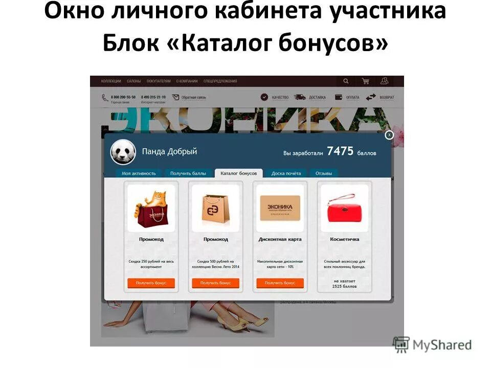 Статус кабинет акционера