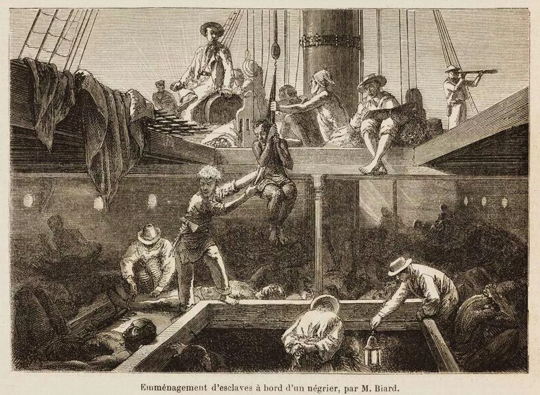 Что заставляли делать рабов. Трансатлантическая работорговля картина. Работорговля Англия 18 век. Рабы на корабле.