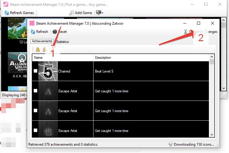 Почему приложение сворачивается. Стим ачивмент менеджер. Steam achievement Manager как пользоваться. Steam achivment manage. Steam achievement Manager ярлык.