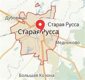 Где старая русса на карте