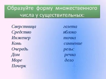 Составные существительные