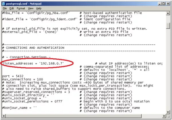 Postgresql variables