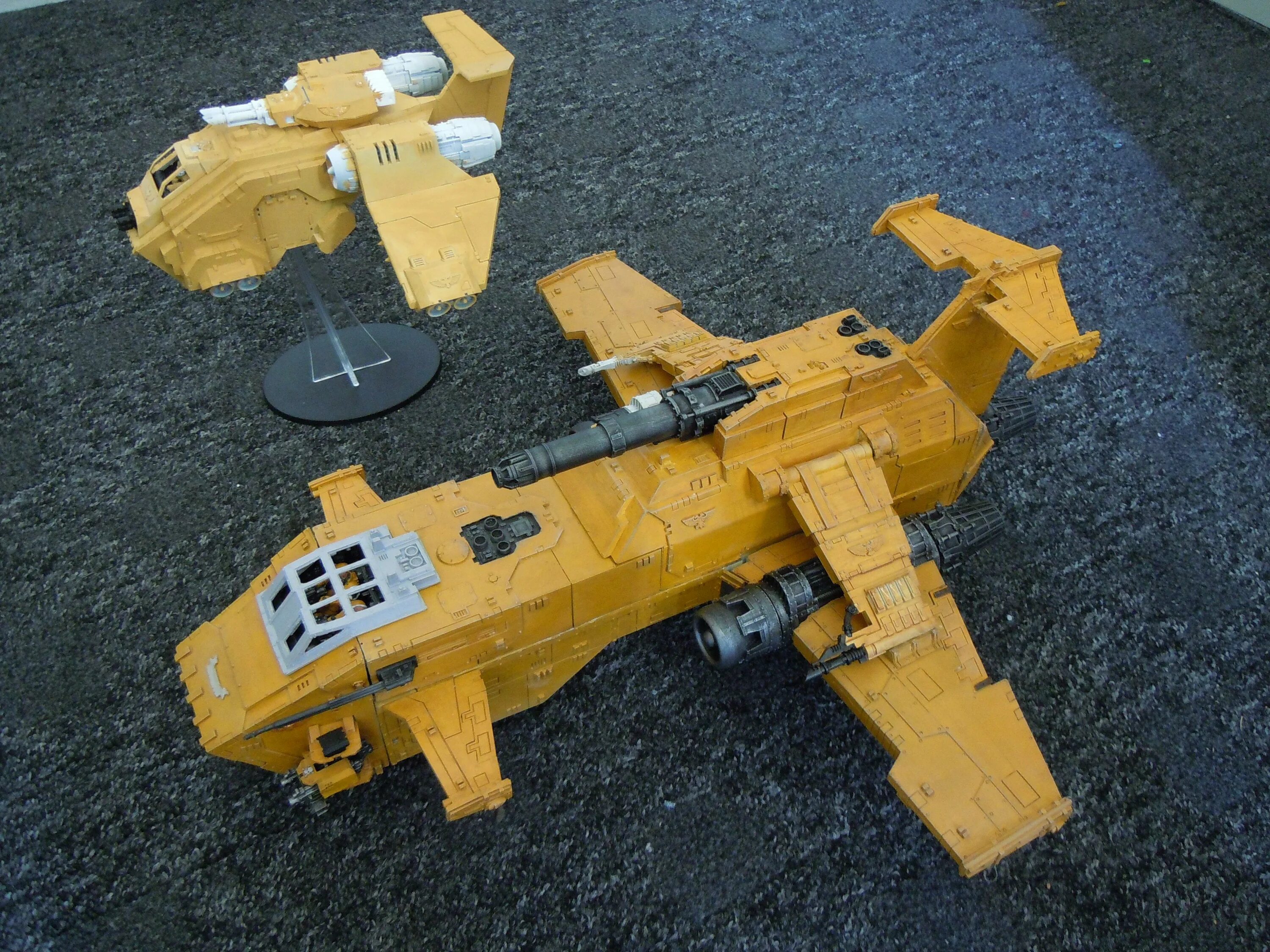 Fury of the thunderhawk. Stormraven fury vs manta battleship.