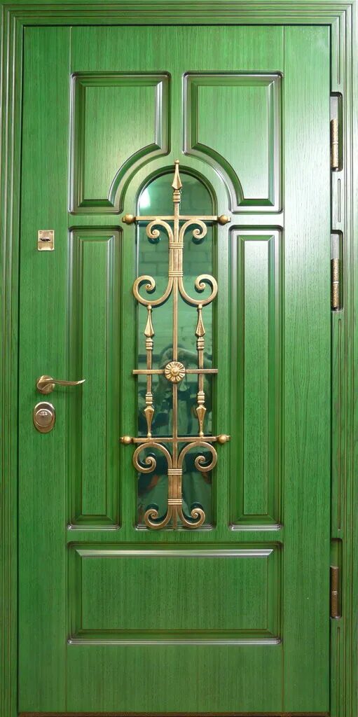 Зеленая входная дверь. Металлическая дверь зеленая. Дверь входная зеленая со стеклом. Зеленая уличная дверь.