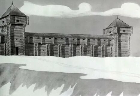 Строительство деревянной крепости