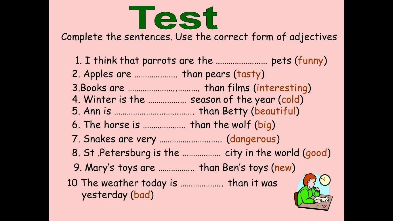 Degrees of Comparison exercises 4 класс. Comparative and Superlative adjectives упражнения. Degrees of Comparison упражнения. Задание на Comparative adjectives. Complete the sentences i am tall