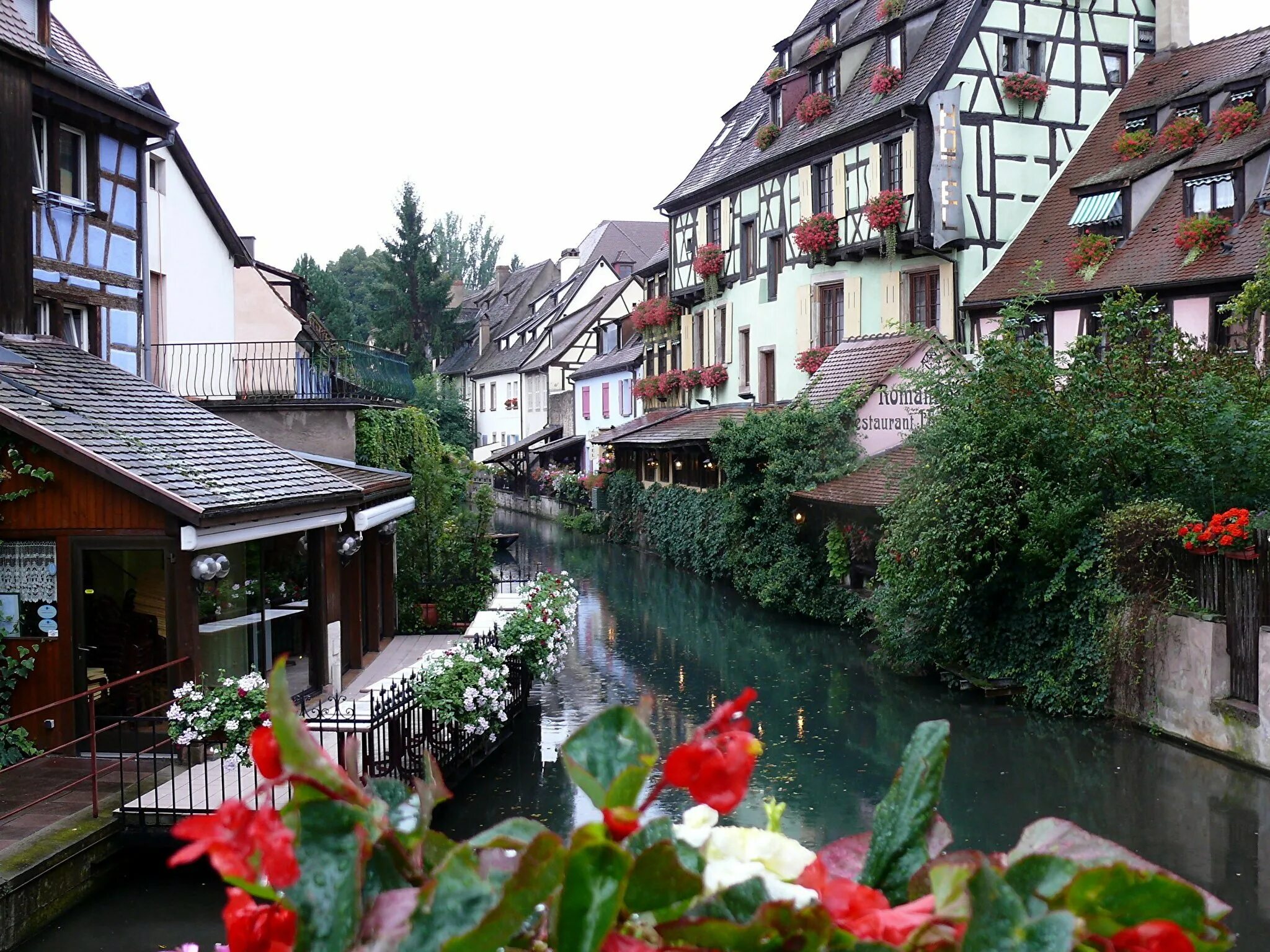 Кольмар, Эльзас, Франция. Провинция Эльзас. Городок Кольмар Франция. Alsace город Франция.