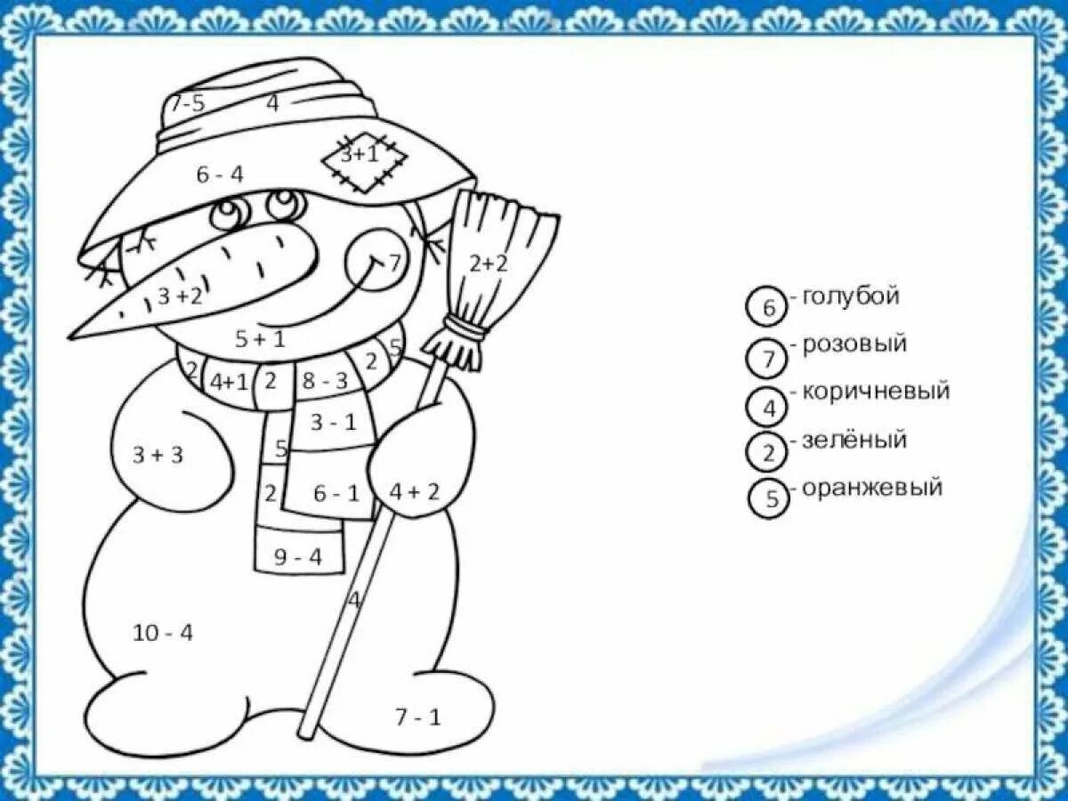 Математические картинки для раскрашивания. Математическая раскраска. Раскраски с примерами в пределах 10. Рисование по примерам. Раскраска задание по математике 6 лет