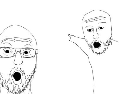 an image of two people making faces with one pointing at the camera and the...