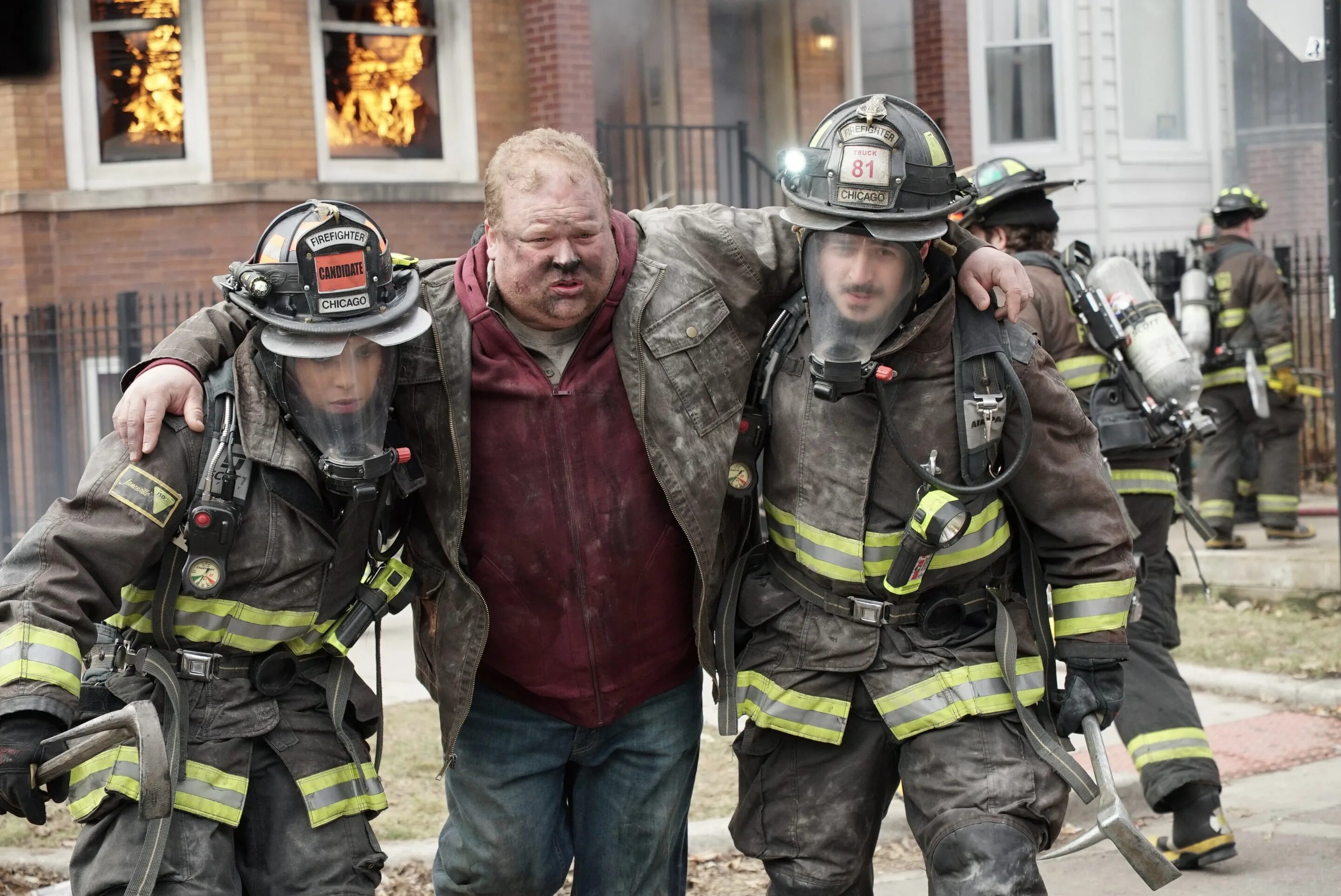 Как выглядит пожарник. Пожарные Чикаго Нью Хаус.