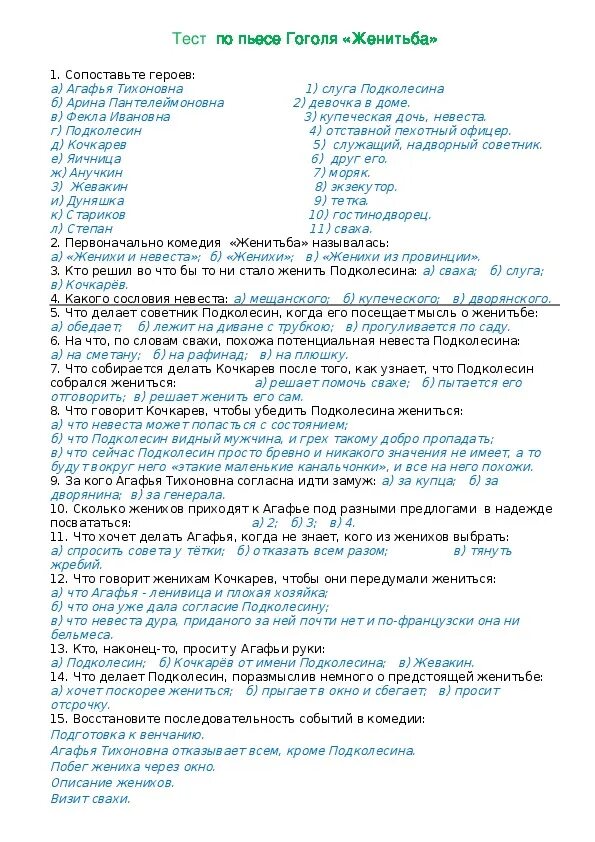 Тест гоголь 8 класс. Гоголь Женитьба анализ. Пьеса Женитьба Гоголь. Спектакль Женитьба по пьесе Гоголя.