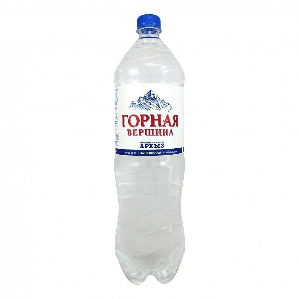 Питьевая вода 0 6. Вода минеральная &quot;горная вершина&quot; 1,5л газ. горная вершина минеральная вода газ 1,5л(аквалайн):6. вода минеральная &quot;горная вершина&quot; 1,5л без газа. горная вершина 19л.