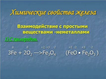 Реакция железа с галогенами
